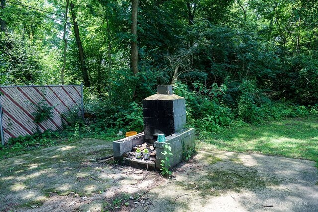541 E Main St, Xenia, OH 45385 - view of yard with a wooded view