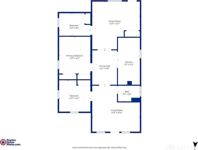 541 E Main St, Xenia, OH 45385 - view of floor plan / room layout