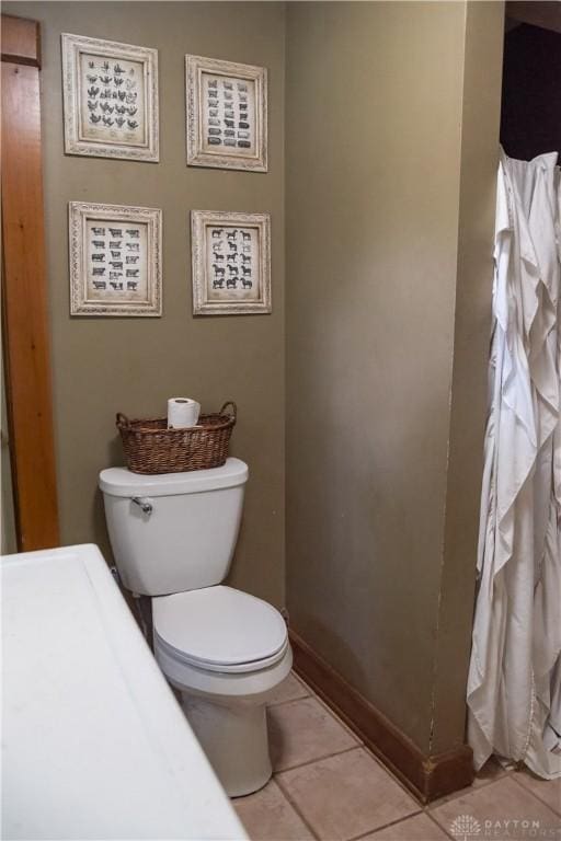 4741 Wolverton Rd, Eaton, OH 45320 - bathroom with toilet and tile patterned flooring