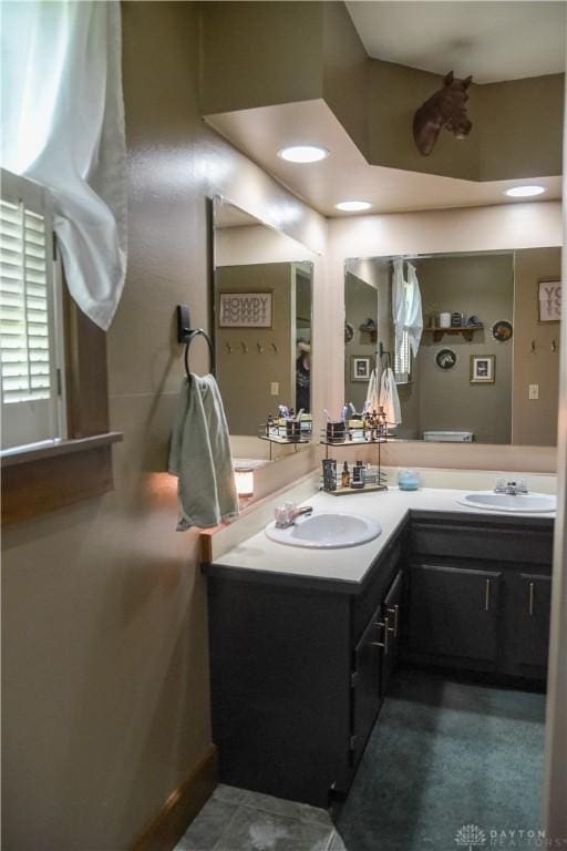 4741 Wolverton Rd, Eaton, OH 45320 - bathroom featuring double vanity