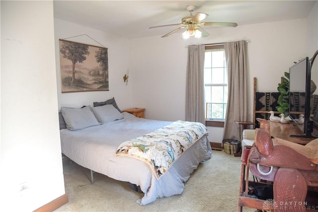 4741 Wolverton Rd, Eaton, OH 45320 - carpeted bedroom featuring ceiling fan