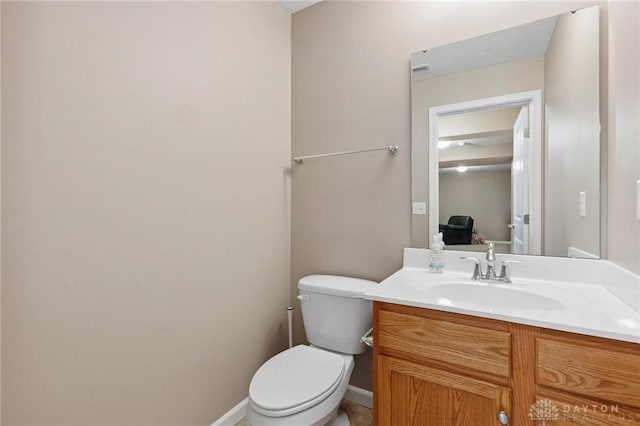 1681 S Branch Rd, Clearcreek Twp, OH 45458 - half bathroom featuring vanity and toilet