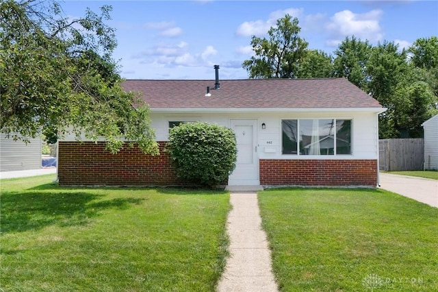 442 Kirkwood Dr, Fairborn, OH 45324 - view of front facade featuring brick siding and a shingled roof