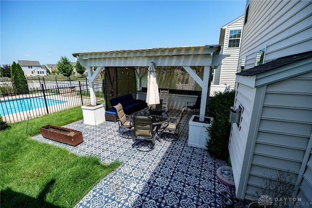 2933 E Ambrosia Ln, Xenia, OH 45385 - view of patio with outdoor dining space