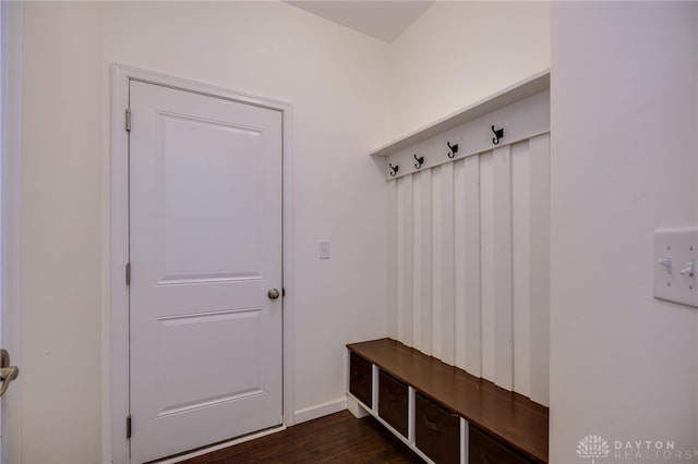 2933 E Ambrosia Ln, Xenia, OH 45385 - mudroom with dark wood-type flooring