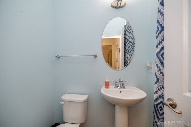 2933 E Ambrosia Ln, Xenia, OH 45385 - bathroom featuring toilet and a sink