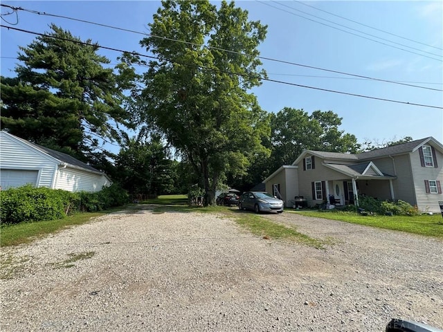 428 E Center St, Germantown, OH 45327 - view of property exterior featuring gravel driveway