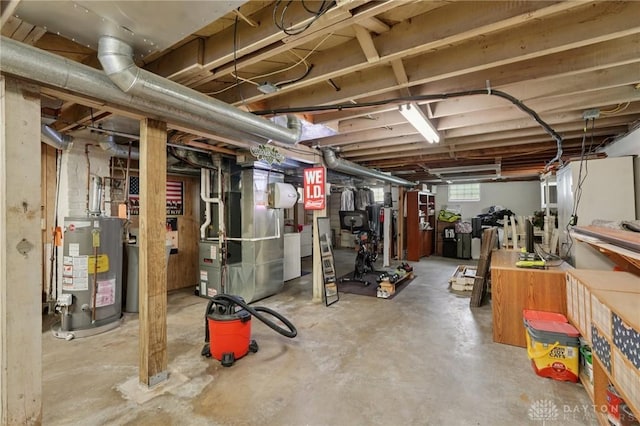 439 Monteray Ave, Oakwood, OH 45419 - basement with water heater and heating unit