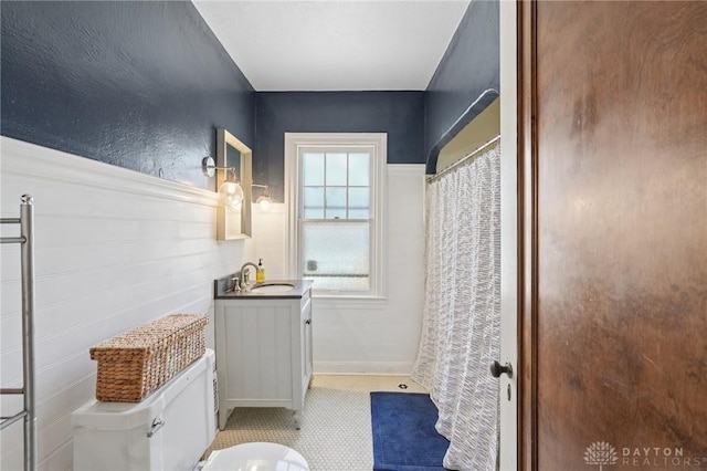 439 Monteray Ave, Oakwood, OH 45419 - bathroom featuring vanity and a shower with curtain