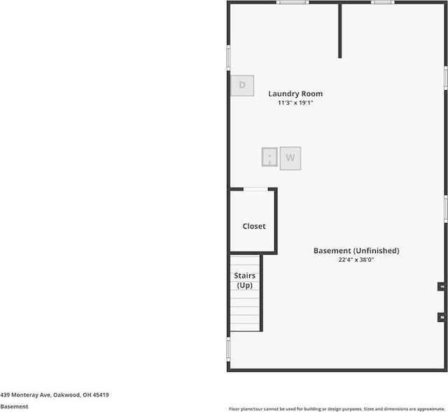 439 Monteray Ave, Oakwood, OH 45419 - view of floor plan / room layout