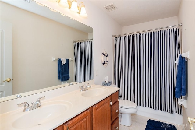 24 Dinsley Pl, Springboro, OH 45066 - bathroom with double vanity and tile patterned floors