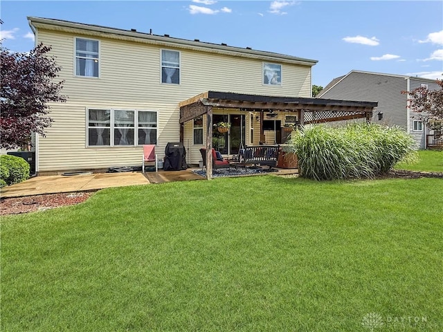 1207 Durbin Ter, Maineville, OH 45039 - rear view of property with a patio area and a yard