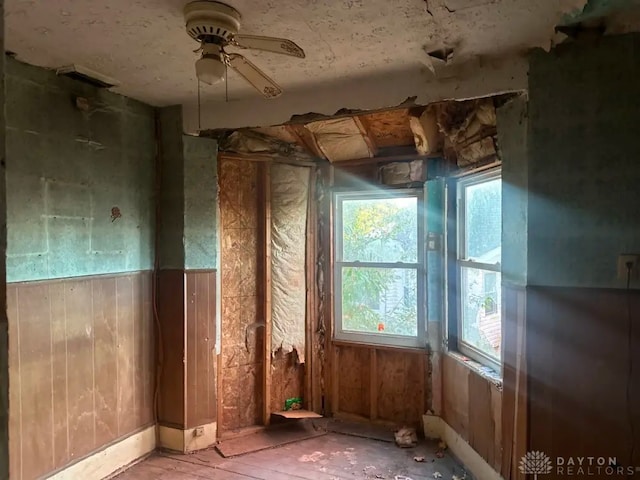 293 S Miami Ave, Xenia, OH 45385 - spare room featuring ceiling fan and baseboards