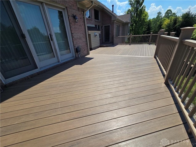 1962 Fountain View Dr, Dayton, OH 45414 - view of wooden deck