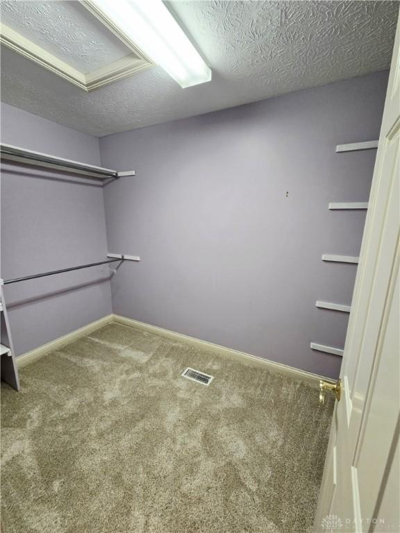 1962 Fountain View Dr, Dayton, OH 45414 - walk in closet featuring carpet flooring