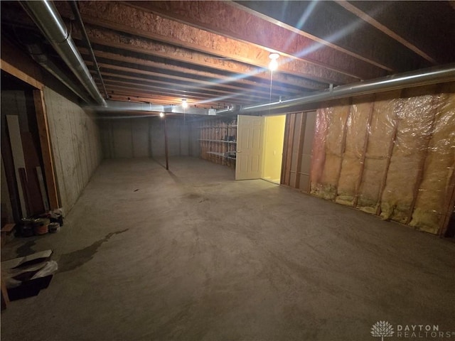 1962 Fountain View Dr, Dayton, OH 45414 - view of unfinished basement