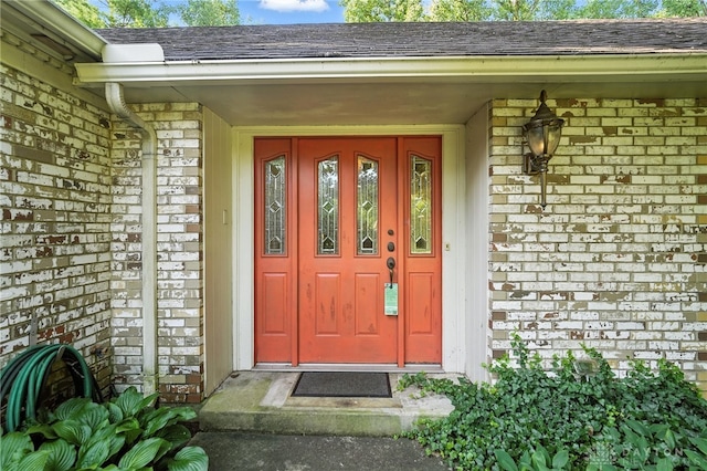 328 Shadywood Dr, Clayton, OH 45415 - property entrance with brick siding