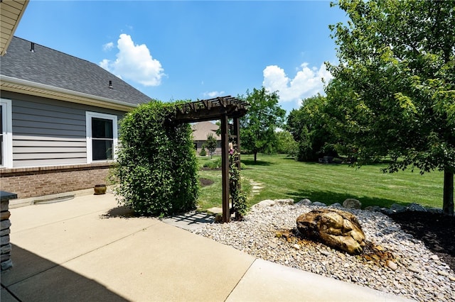7949 Bending Willow Ct, Clearcreek Twp, OH 45068 - view of patio / terrace with a pergola
