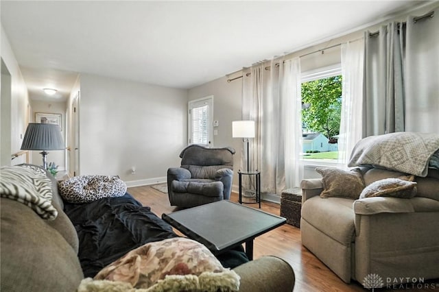 4513 Hannah Dr, Middletown, OH 45044 - living room with wood finished floors