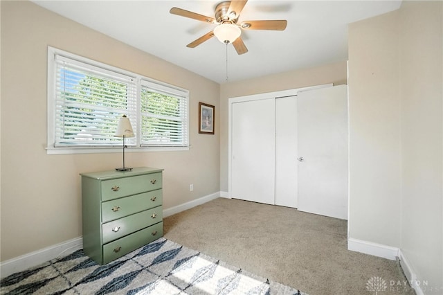 4513 Hannah Dr, Middletown, OH 45044 - carpeted bedroom featuring a closet and ceiling fan