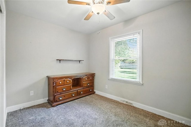 4513 Hannah Dr, Middletown, OH 45044 - carpeted bedroom with baseboards and a ceiling fan