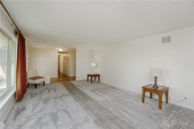5975 Oakridge Dr, Hamilton, OH 45011 - carpeted empty room with baseboards and crown molding