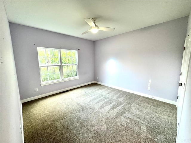 559 E Fosters Maineville Rd, Maineville, OH 45039 - carpeted empty room with baseboards and a ceiling fan