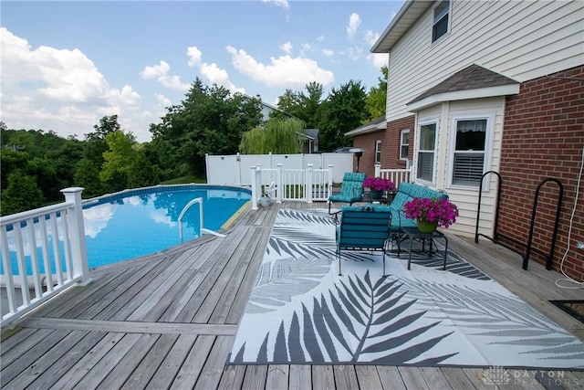 6377 Holloway Dr, Liberty Twp, OH 45044 - outdoor pool with a deck