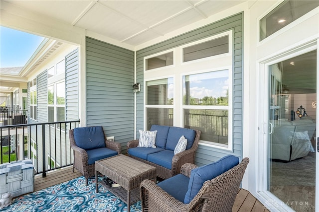 4374 Fairway Ln, Lebanon, OH 45036 - balcony with outdoor lounge area