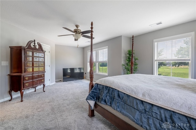 4374 Fairway Ln, Lebanon, OH 45036 - bedroom with carpet flooring and ceiling fan