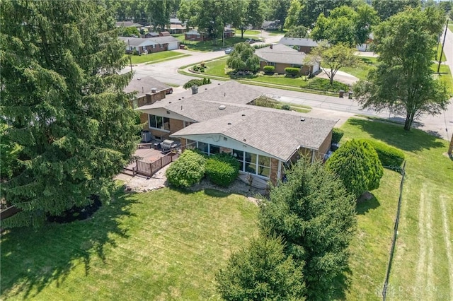 1009 Cottage Court Dr, Fairborn, OH 45324 - aerial perspective of suburban area