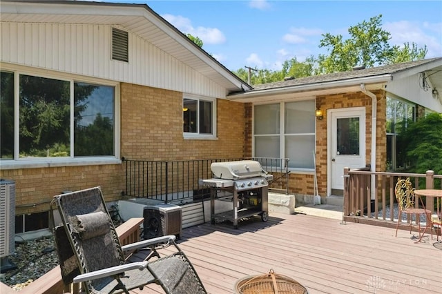 1009 Cottage Court Dr, Fairborn, OH 45324 - deck featuring grilling area