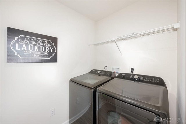 2246 Cold Stream Dr, Centerville, OH 45458 - washroom featuring washer and clothes dryer and baseboards