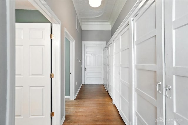 226 Mcdaniel St Unit 160, Dayton, OH 45405 - corridor with wood finished floors and baseboards