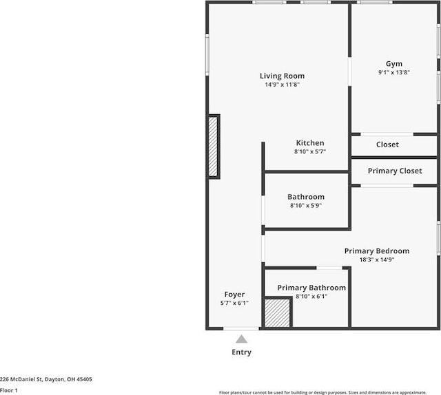 226 Mcdaniel St Unit 160, Dayton, OH 45405 - view of home floor plan