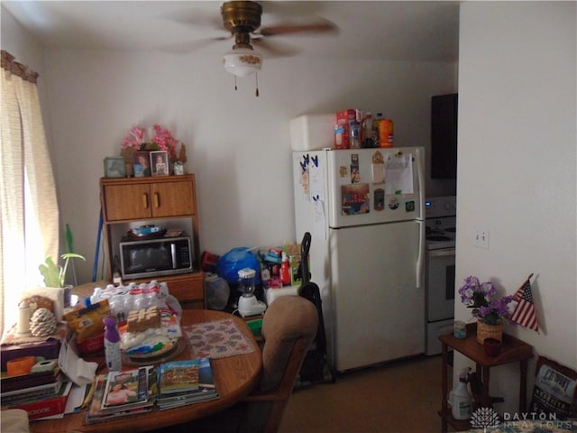 2628 Saint Charles Ave, Dayton, OH 45410 - dining space with ceiling fan and healthy amount of natural light
