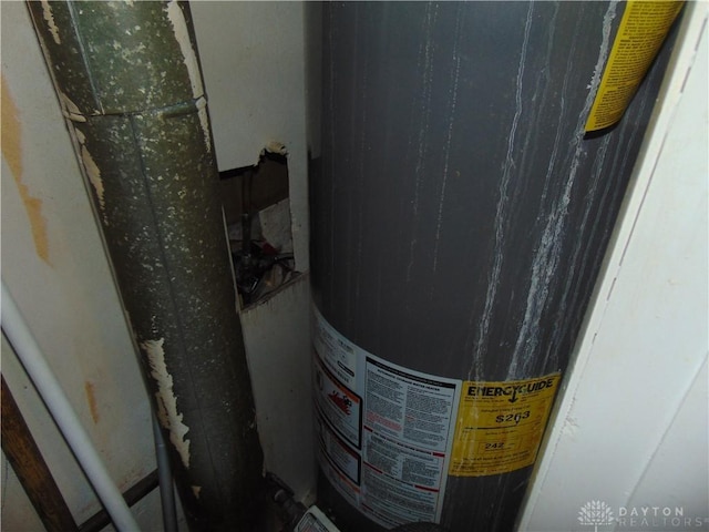 2628 Saint Charles Ave, Dayton, OH 45410 - detailed view of gas water heater