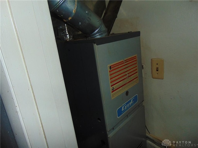 2628 Saint Charles Ave, Dayton, OH 45410 - utility room featuring heating unit