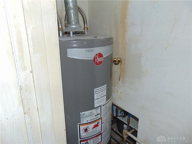 2628 Saint Charles Ave, Dayton, OH 45410 - utility room featuring water heater