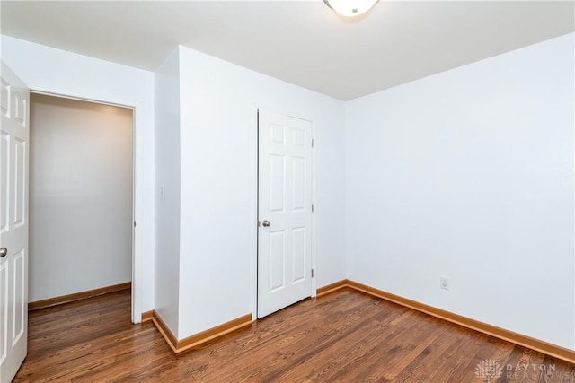 2841 Prospect Dr, Fairborn, OH 45324 - unfurnished bedroom featuring wood finished floors