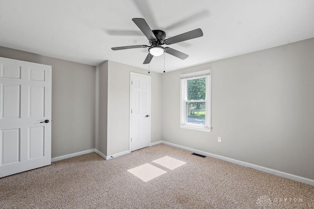 9351 Marcella Dr, Franklin, OH 45005 - unfurnished bedroom with carpet flooring and ceiling fan