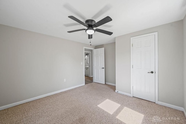 9351 Marcella Dr, Franklin, OH 45005 - unfurnished bedroom with carpet floors and ceiling fan
