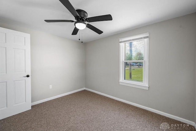 9351 Marcella Dr, Franklin, OH 45005 - empty room featuring carpet flooring and a ceiling fan