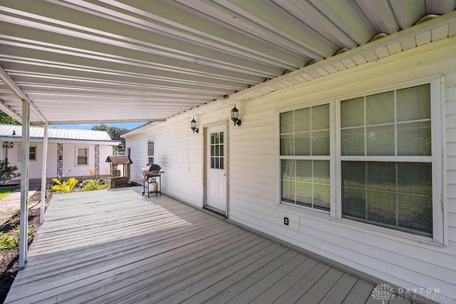 9351 Marcella Dr, Franklin, OH 45005 - deck with grilling area