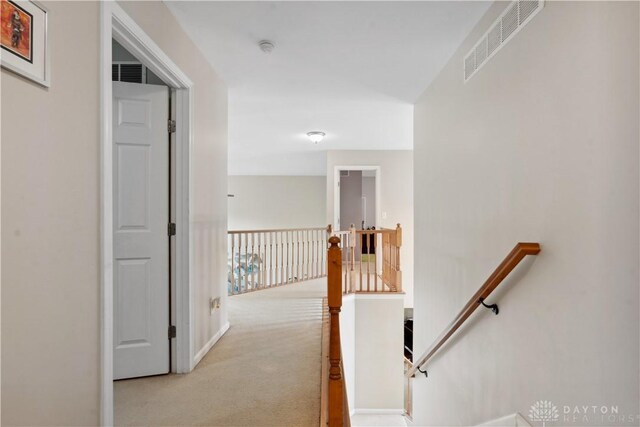 5535 Longhunter Chase Dr, Liberty Twp, OH 45044 - hall with an upstairs landing and carpet