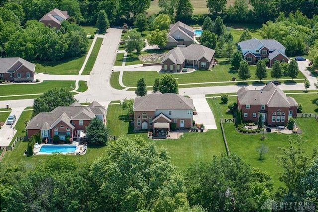 5535 Longhunter Chase Dr, Liberty Twp, OH 45044 - aerial view of residential area with a pool