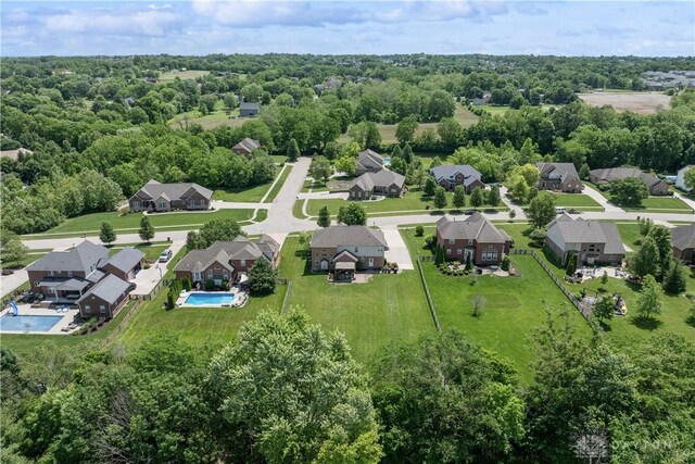 5535 Longhunter Chase Dr, Liberty Twp, OH 45044 - aerial perspective of suburban area featuring a pool
