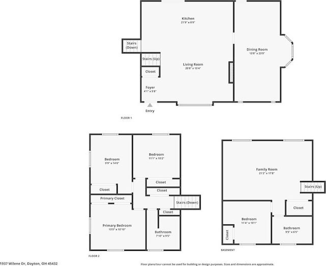 1937 Wilene Dr, Beavercreek, OH 45432 - view of room layout