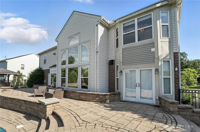 4300 Turtledove Way, Miamisburg, OH 45342 - rear view of house featuring a patio area and french doors