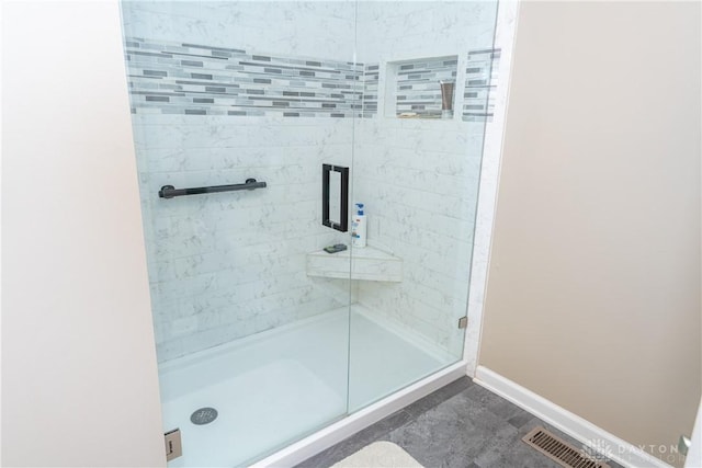 100 Timberwind Ln, Vandalia, OH 45377 - full bath featuring a shower stall and baseboards